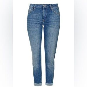 Topshop MOTO Lucas Slim Boyfriend Jeans in 25